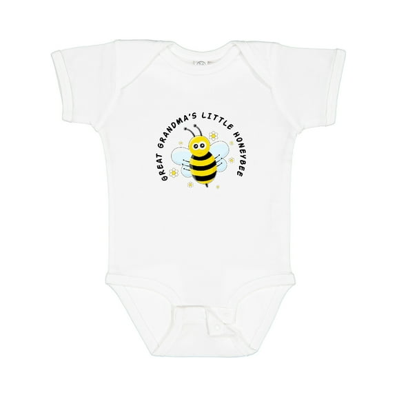 Inktastic Great Grandma's Little Honeybee Boys or Girls Baby Bodysuit
