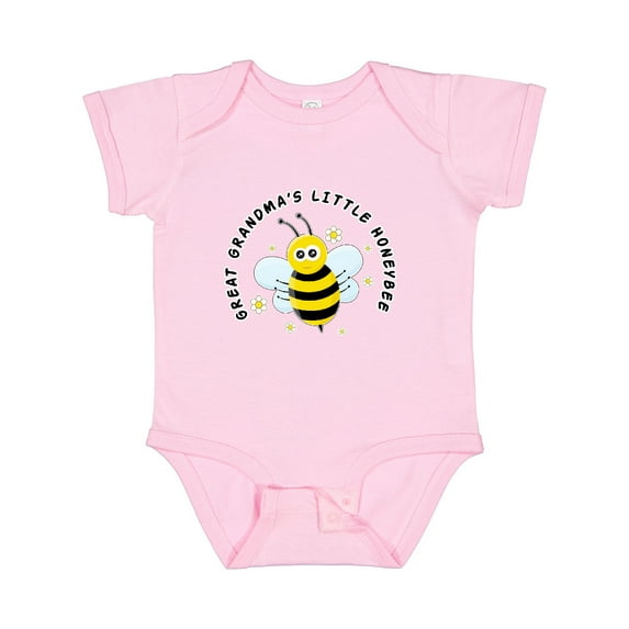 Inktastic Great Grandma's Little Honeybee Boys or Girls Baby Bodysuit
