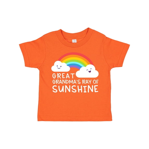 Inktastic Great Grandma's Little Ray of Sunshine Boys or Girls Toddler T-Shirt