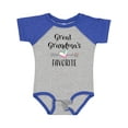 thumbnail image 1 of Inktastic Great Grandmas Favorite Heart Great Grandchild Boys or Girls Baby Bodysuit, 1 of 5