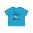 thumbnail image 1 of Inktastic Great Grandmas Favorite- Heart Great Grandchild Boys or Girls Baby T-Shirt, 1 of 5