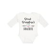 thumbnail image 1 of Inktastic Great Grandmas Favorite- Heart Great Grandchild Boys or Girls Long Sleeve Baby Bodysuit, 1 of 5