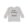 thumbnail image 1 of Inktastic Great Grandmas Favorite- Heart Great Grandchild Boys or Girls Long Sleeve Toddler T-Shirt, 1 of 5