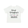 thumbnail image 1 of Inktastic Great Grandmas Favorite- Heart Great Grandchild Boys or Girls Toddler T-Shirt, 1 of 5