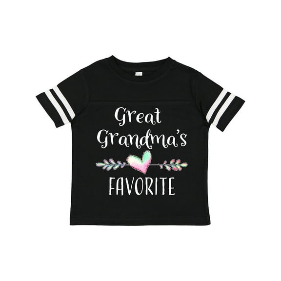 Inktastic Great Grandmas Favorite- Heart Great Grandchild Boys or Girls Toddler T-Shirt