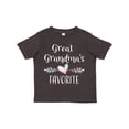 thumbnail image 1 of Inktastic Great Grandmas Favorite- Heart Great Grandchild Boys or Girls Toddler T-Shirt, 1 of 5