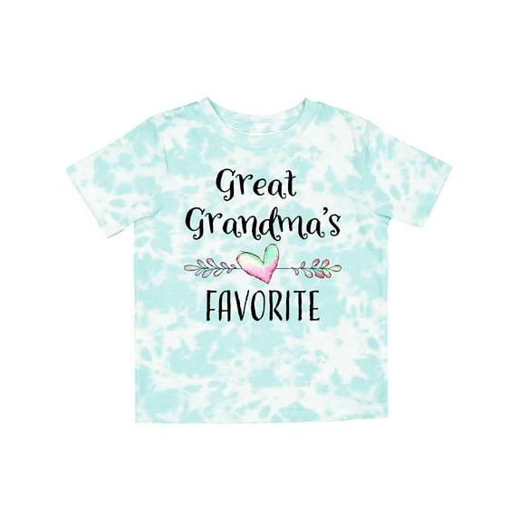 Inktastic Great Grandmas Favorite- Heart Great Grandchild Boys or Girls Toddler T-Shirt