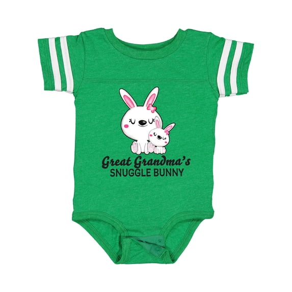 Inktastic Great Grandmas Snuggle Bunny Easter Girls Baby Bodysuit