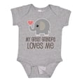 thumbnail image 1 of Inktastic Great Grandpa Loves Me Boys or Girls Baby Bodysuit, 1 of 5