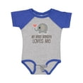 thumbnail image 1 of Inktastic Great Grandpa Loves Me Boys or Girls Baby Bodysuit, 1 of 5