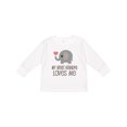 thumbnail image 1 of Inktastic Great Grandpa Loves Me Boys or Girls Long Sleeve Toddler T-Shirt, 1 of 5