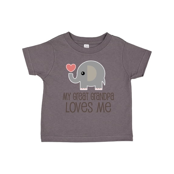 Inktastic Great Grandpa Loves Me Boys or Girls Toddler T-Shirt