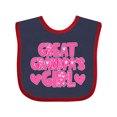 thumbnail image 1 of Inktastic Great Grandpa's Girl Granddaughter Gift Girls Baby Bib, 1 of 4