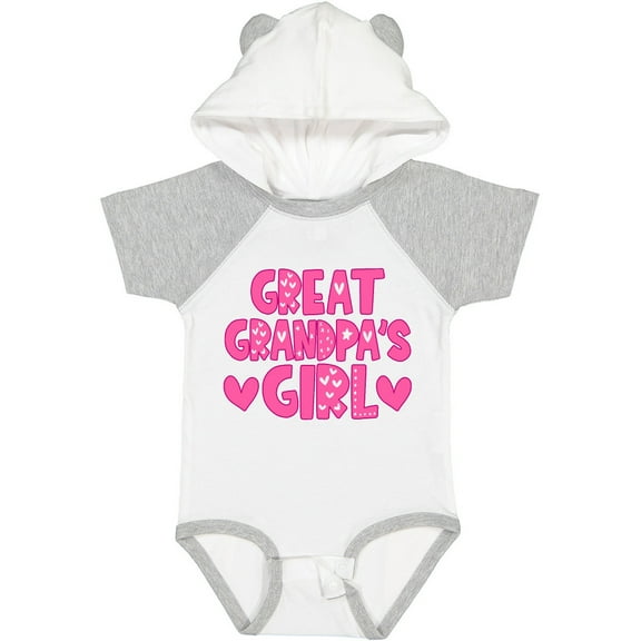 Inktastic Great Grandpa's Girl Granddaughter Girls Baby Bodysuit