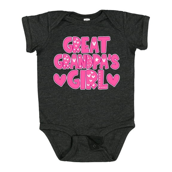 Inktastic Great Grandpa's Girl Granddaughter Girls Baby Bodysuit