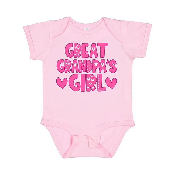 Inktastic Great Grandpa's Girl Granddaughter Girls Baby Bodysuit