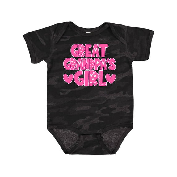 Inktastic Great Grandpa's Girl Granddaughter Girls Baby Bodysuit