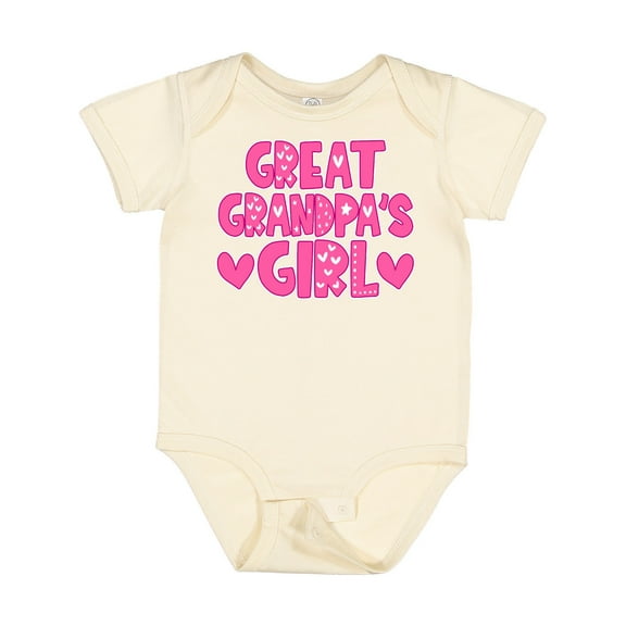 Inktastic Great Grandpa's Girl Granddaughter Girls Baby Bodysuit
