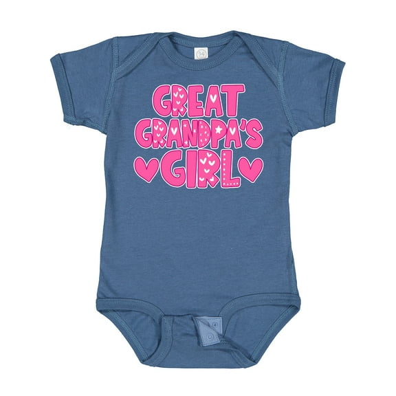 Inktastic Great Grandpa's Girl Granddaughter Girls Baby Bodysuit