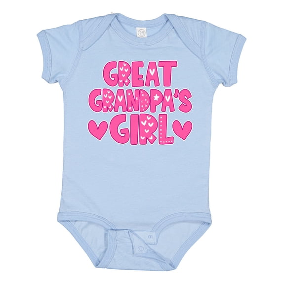 Inktastic Great Grandpa's Girl Granddaughter Girls Baby Bodysuit