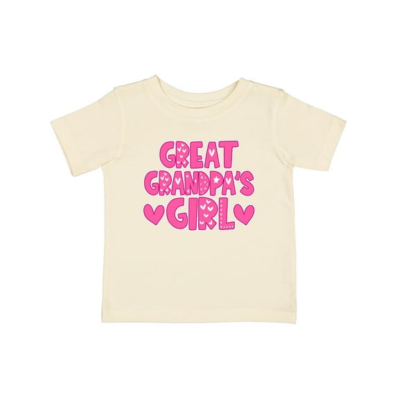 Inktastic Great Grandpa's Girl Granddaughter Gift Girls Baby T-Shirt