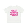 thumbnail image 1 of Inktastic Great Grandpa's Girl Granddaughter Gift Girls Baby T-Shirt, 1 of 5