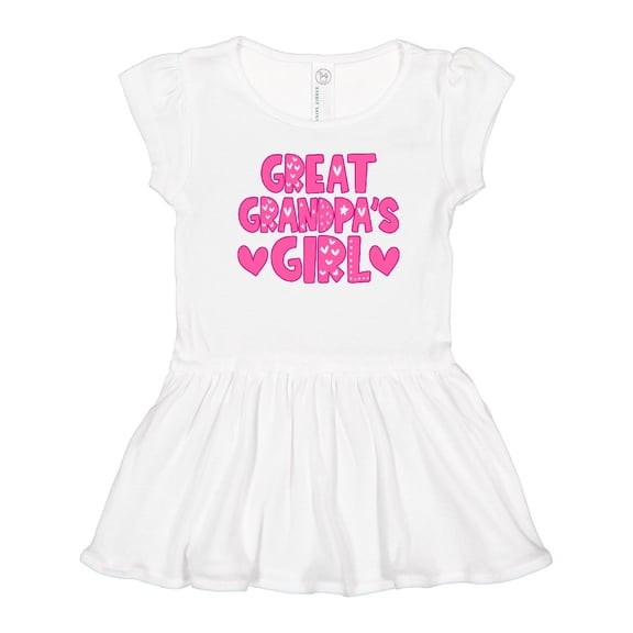 Inktastic Great Grandpa's Girl Granddaughter Gift Girls Toddler Dress