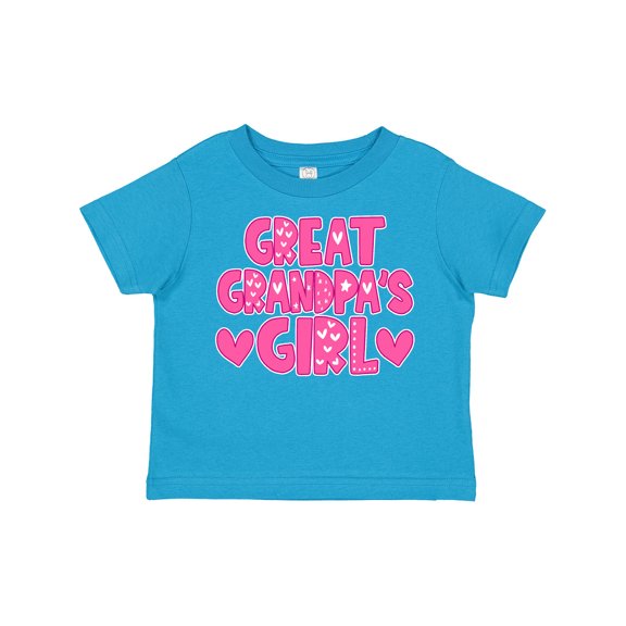 Inktastic Great Grandpa's Girl Granddaughter Gift Girls Toddler T-Shirt