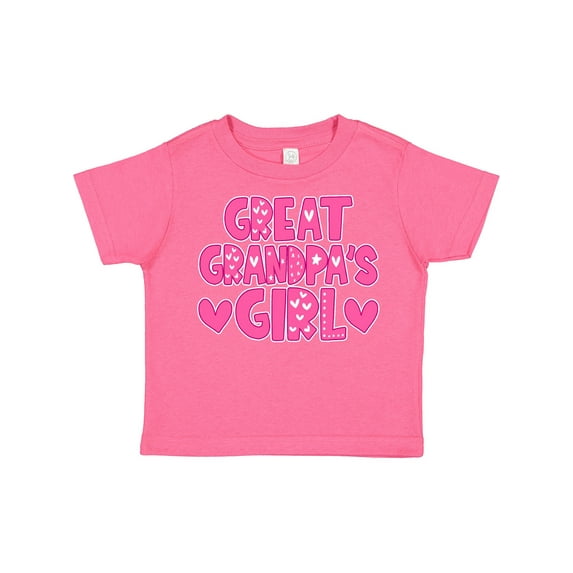 Inktastic Great Grandpa's Girl Granddaughter Gift Girls Toddler T-Shirt