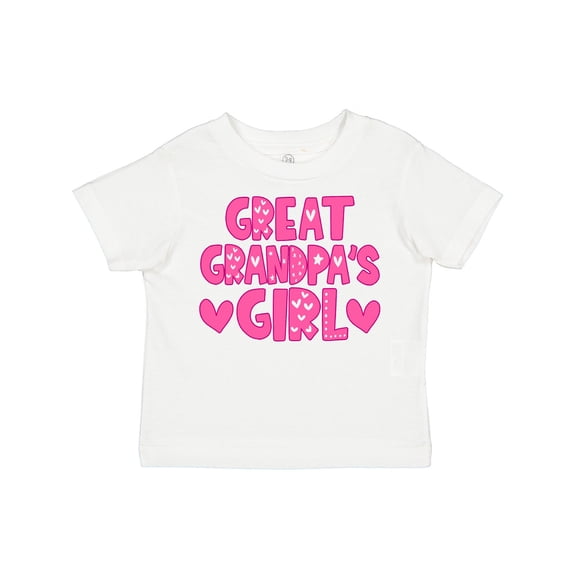 Inktastic Great Grandpa's Girl Granddaughter Gift Girls Toddler T-Shirt