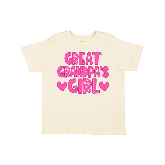 Inktastic Great Grandpa's Girl Granddaughter Gift Girls Toddler T-Shirt