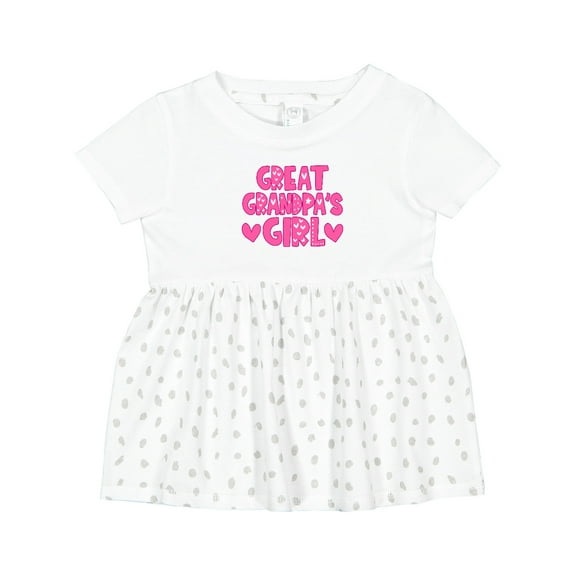 Inktastic Great Grandpa's Girl Granddaughter Girls Baby Dress