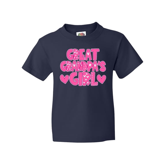 Inktastic Great Grandpa's Girl Granddaughter gift Youth T-Shirt