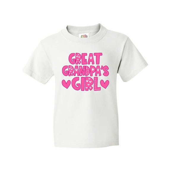 Inktastic Great Grandpa's Girl Granddaughter gift Youth T-Shirt