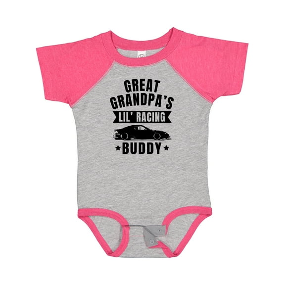 Inktastic Great Grandpas Lil Racing Buddy Boys or Girls Baby Bodysuit