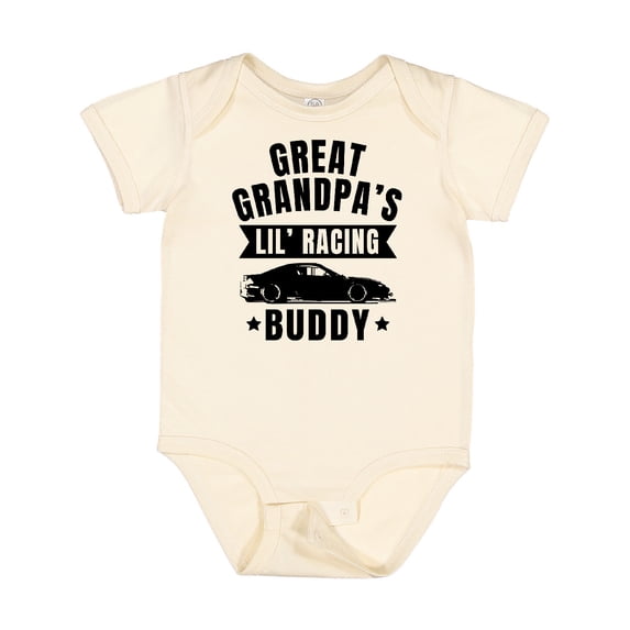 Inktastic Great Grandpas Lil Racing Buddy Boys or Girls Baby Bodysuit