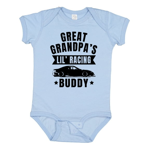 Inktastic Great Grandpas Lil Racing Buddy Boys or Girls Baby Bodysuit