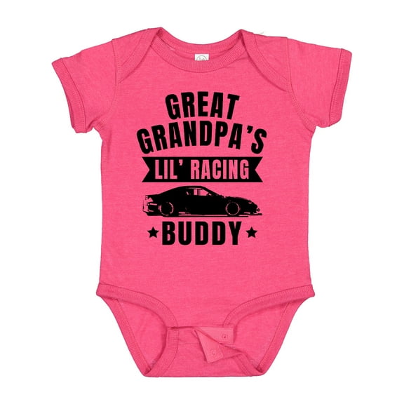 Inktastic Great Grandpas Lil Racing Buddy Boys or Girls Baby Bodysuit