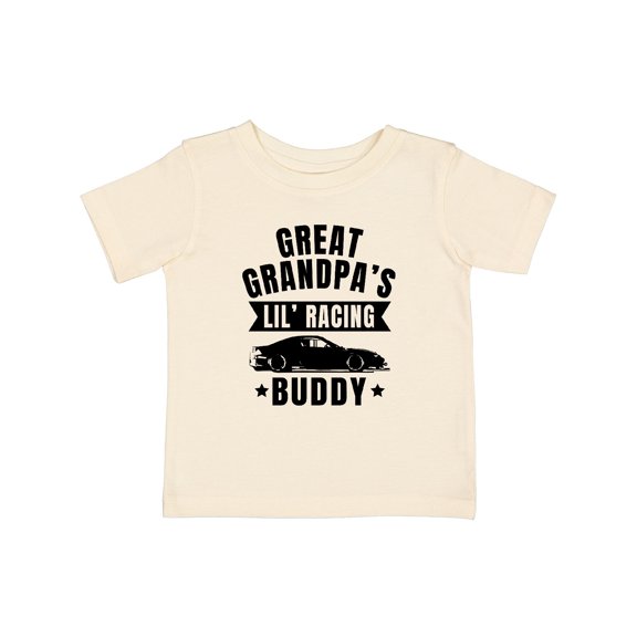Inktastic Great Grandpas Lil Racing Buddy Boys or Girls Baby T-Shirt