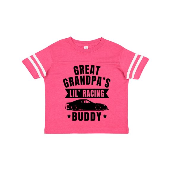 Inktastic Great Grandpas Lil Racing Buddy Boys or Girls Toddler T-Shirt
