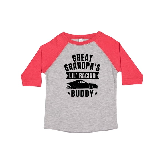 Inktastic Great Grandpas Lil Racing Buddy Boys or Girls Toddler T-Shirt