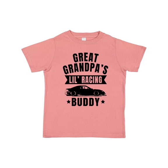 Inktastic Great Grandpas Lil Racing Buddy Boys or Girls Toddler T-Shirt