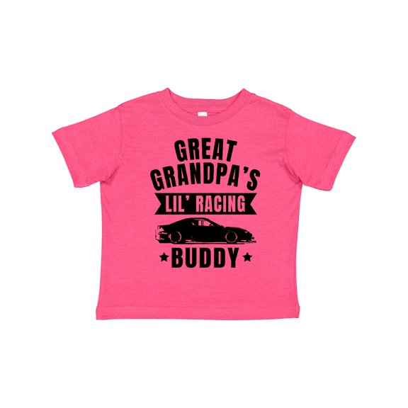 Inktastic Great Grandpas Lil Racing Buddy Boys or Girls Toddler T-Shirt