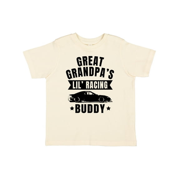 Inktastic Great Grandpas Lil Racing Buddy Boys or Girls Toddler T-Shirt