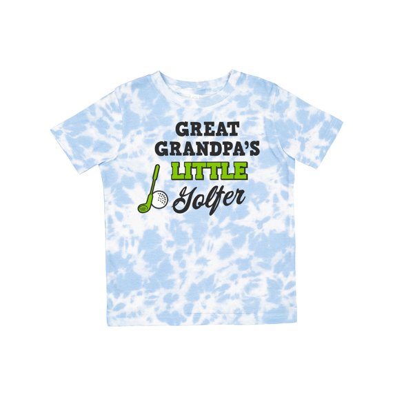 Inktastic Great Grandpas Little Golfer with Golf Club and Ball Boys or Girls Toddler T-Shirt