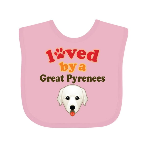 Inktastic Great Pyrenees Dog Boys or Girls Baby Bib