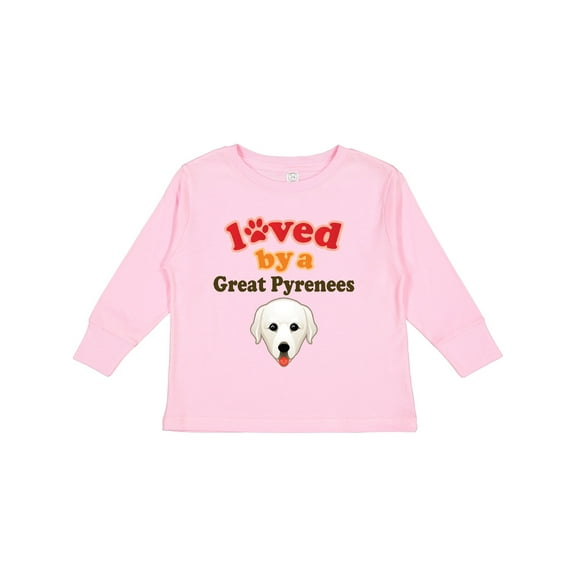 Inktastic Great Pyrenees Dog Gift Boys or Girls Long Sleeve Toddler T-Shirt
