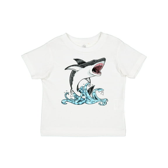 Inktastic Great White Shark Jumping Boys or Girls Baby T-Shirt