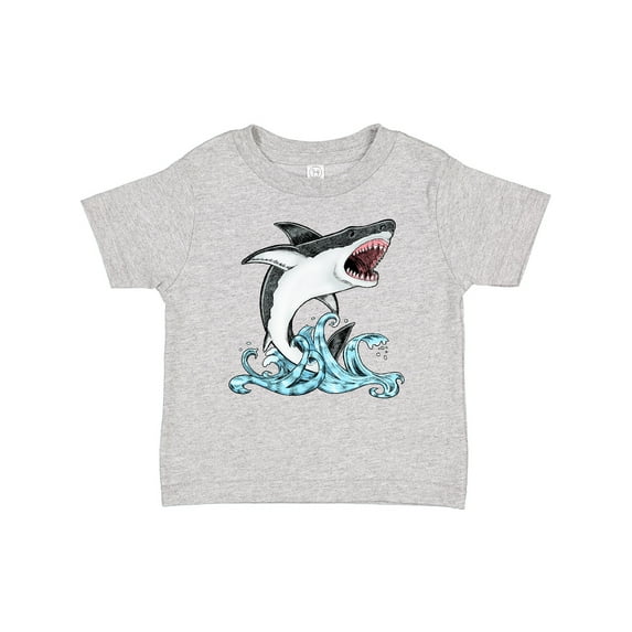 Inktastic Great White Shark Jumping Boys or Girls Baby T-Shirt