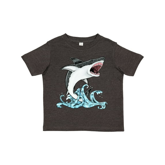 Inktastic Great White Shark Jumping Boys or Girls Toddler T-Shirt